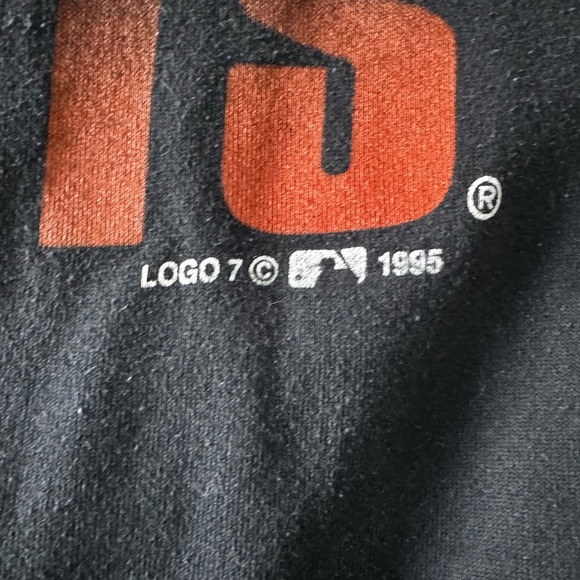 Vintage 1995 San Francisco Giants Logo 7 Crewneck Sweatshirt – MLB - USA Made - Picture 4 of 10